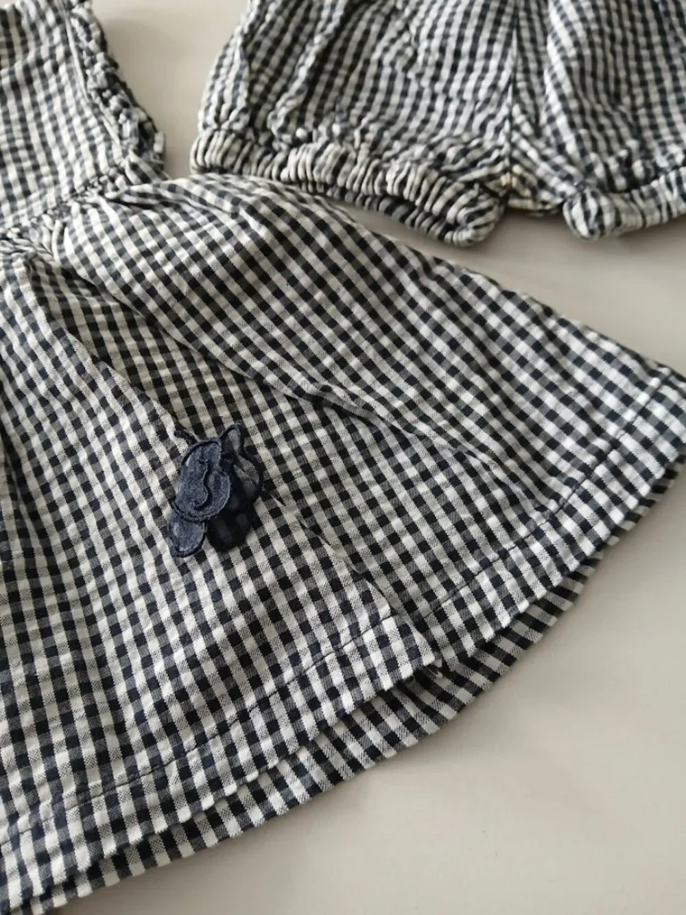 Baby Place by Children's Place Gingham Dress 2pc set 12mo - Picture 2 of 6
